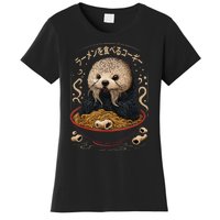 Kawaii Otter Japanese Ra noodles soup Otter Lover Women's T-Shirt