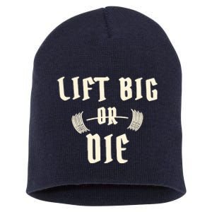 King Of Juco Merch Lift Big Or Die Short Acrylic Beanie