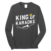 King Of Karaoke Funny Singing Singer Gift Long Sleeve Shirt