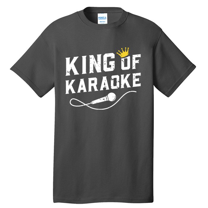 King Of Karaoke Funny Singing Singer Gift Tall T-Shirt