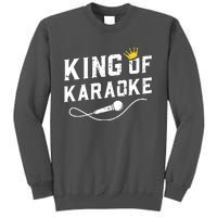 King Of Karaoke Funny Singing Singer Gift Tall Sweatshirt