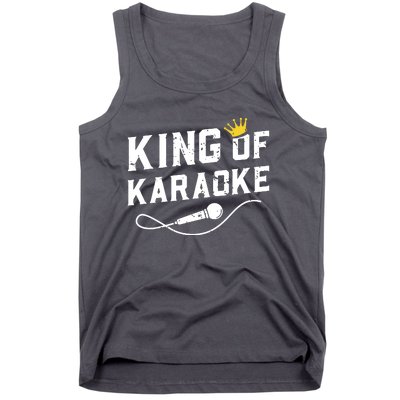 King Of Karaoke Funny Singing Singer Gift Tank Top