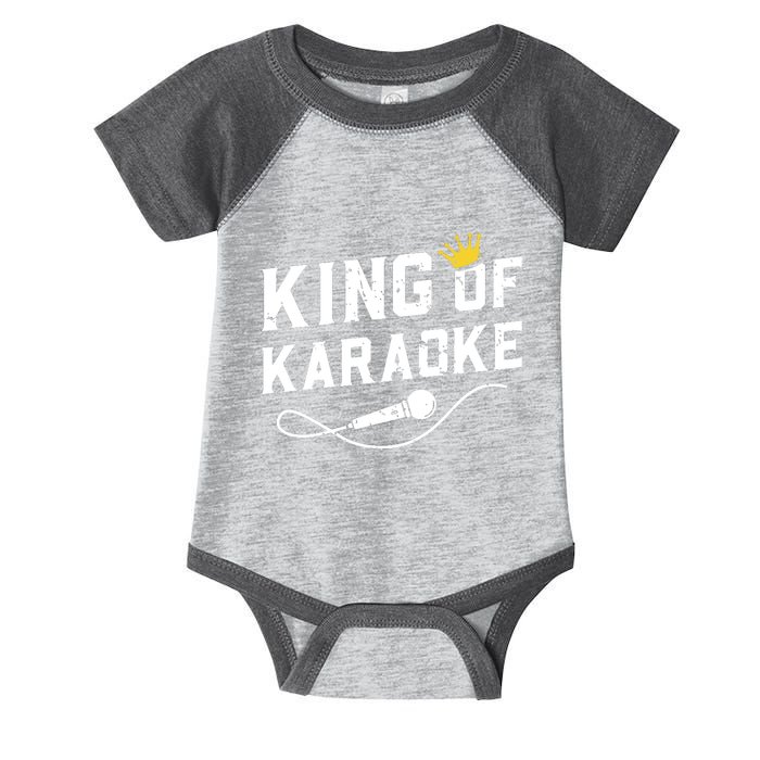 King Of Karaoke Funny Singing Singer Gift Infant Baby Jersey Bodysuit