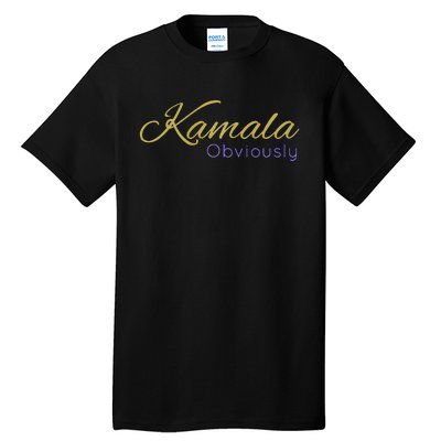 Kamala Obviously Kamala Harris Vote 2024 Tall T-Shirt