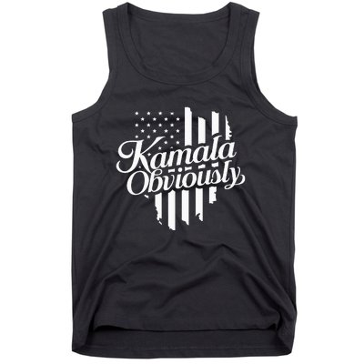 Kamala Obviously Kamala Harris Vote 2024 Tank Top