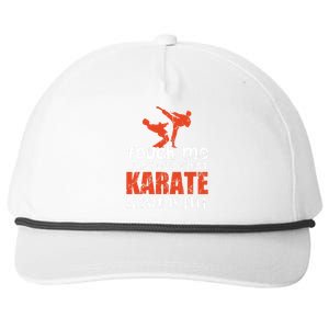 Karate Outfit Karate Karate For Karate Rankbelt Snapback Five-Panel Rope Hat