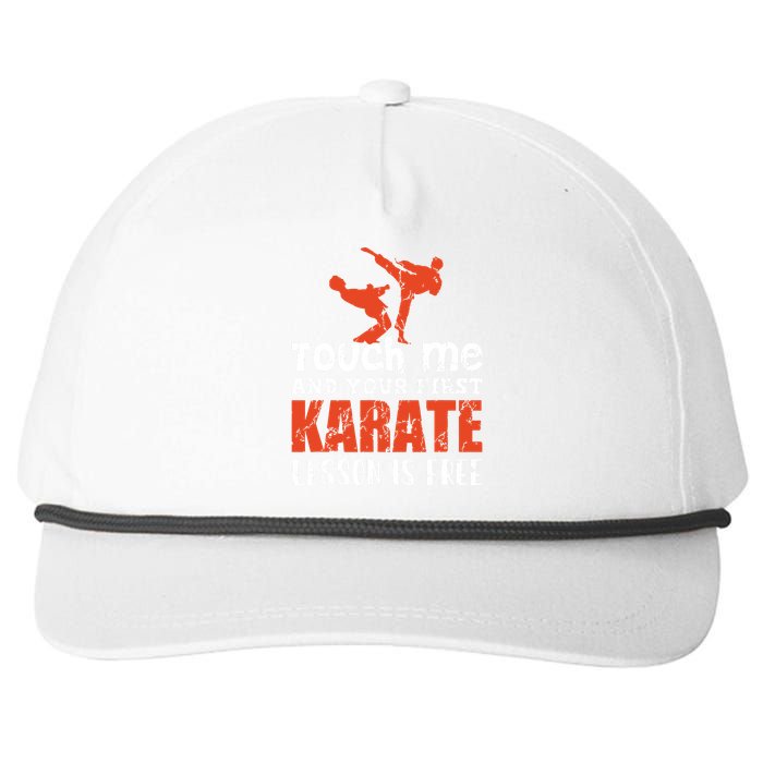 Karate Outfit Karate Karate For Karate Rankbelt Snapback Five-Panel Rope Hat