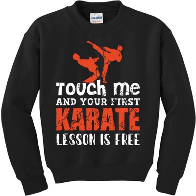 Karate Outfit Karate Karate For Karate Rankbelt Kids Sweatshirt