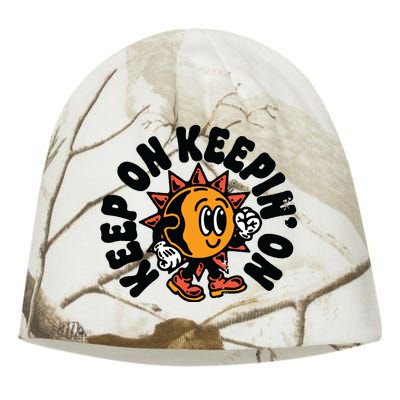 Keep On Keepin On Retro Positivity Vintage Kati - Camo Knit Beanie