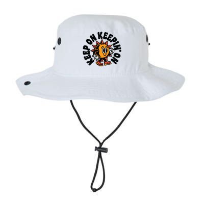 Keep On Keepin On Retro Positivity Vintage Legacy Cool Fit Booney Bucket Hat