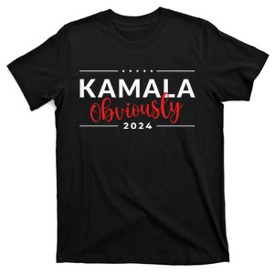 Kamala Obviously Kamala Harris Obviously Kamala 2024 T-Shirt