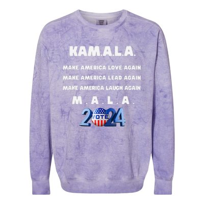 Kamalaw Order Kama Law & Order 2024 Premium Colorblast Crewneck Sweatshirt