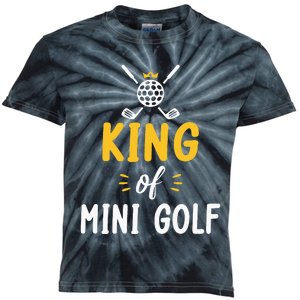 King of Mini Golf funny sports lovers Kids Tie-Dye T-Shirt