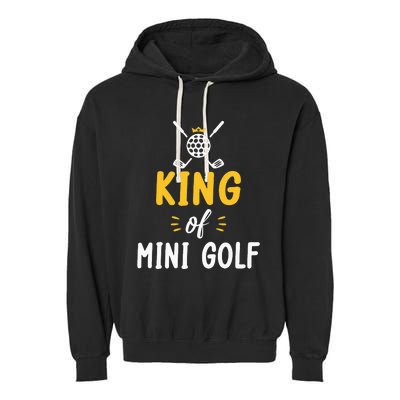 King of Mini Golf Garment-Dyed Fleece Hoodie