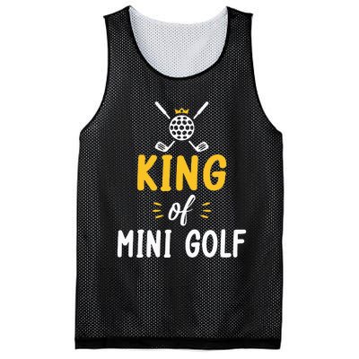 King of Mini Golf Mesh Reversible Basketball Jersey Tank