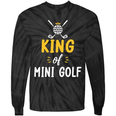 King of Mini Golf Tie-Dye Long Sleeve Shirt