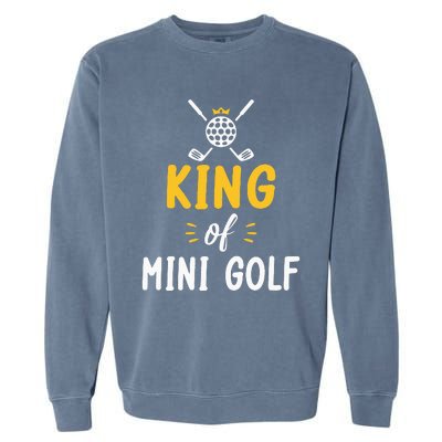 King of Mini Golf Garment-Dyed Sweatshirt