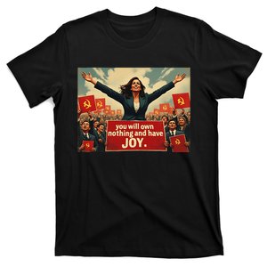 Kamunist Own Nothing And Have Joy Stop The Kammunism Harris T-Shirt