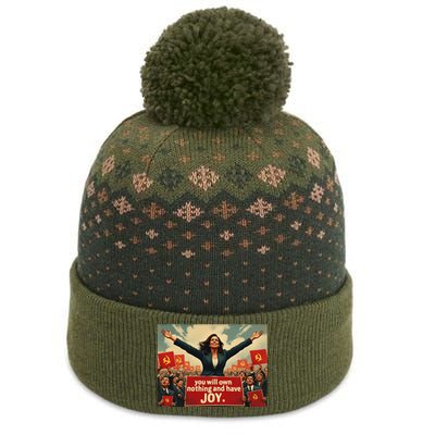 Kamunist Own Nothing And Have Joy Stop The Kammunism Harris The Baniff Cuffed Pom Beanie