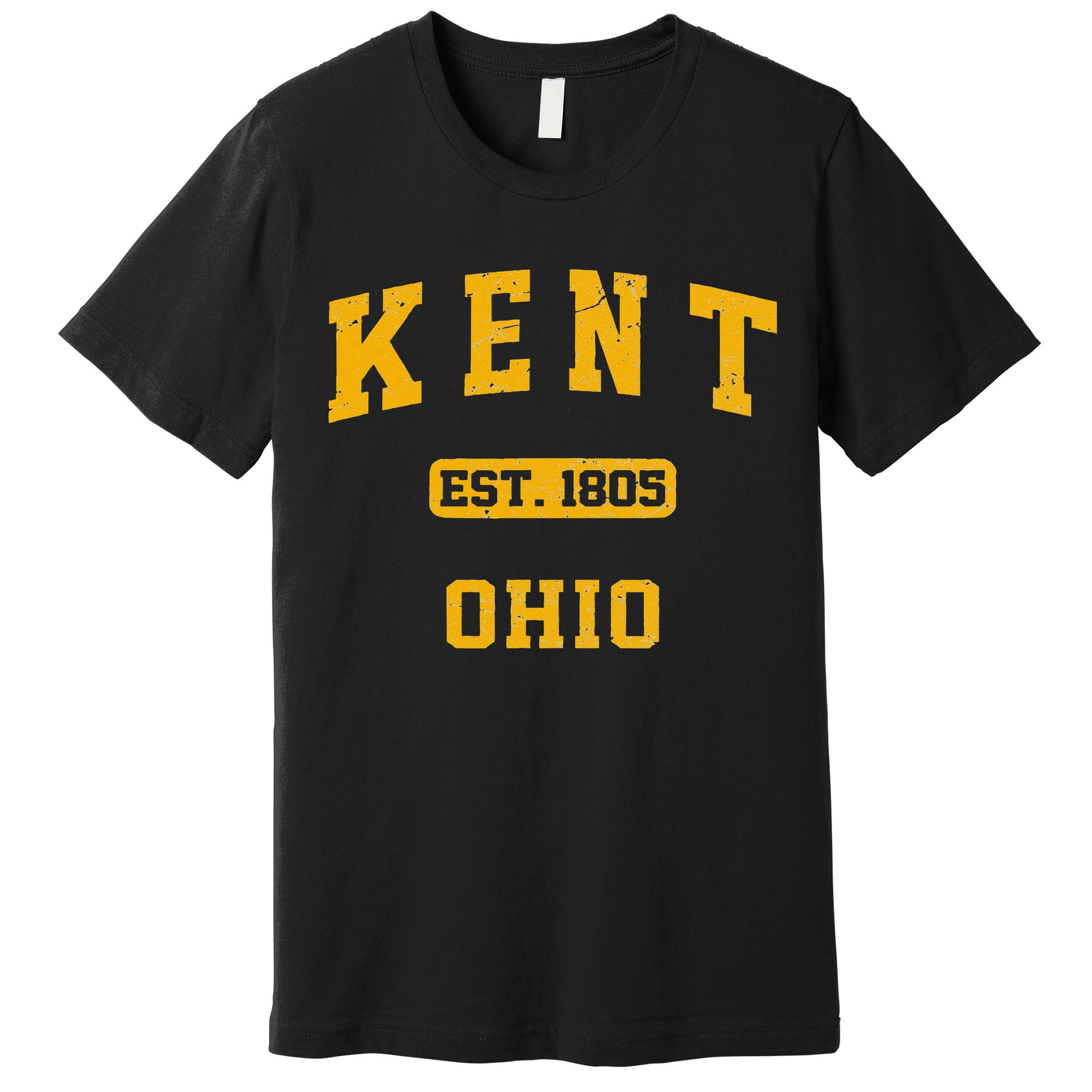 Kent Ohio OH Vintage State Athletic Style Premium T-Shirt