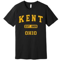 Kent Ohio OH Vintage State Athletic Style Premium T-Shirt