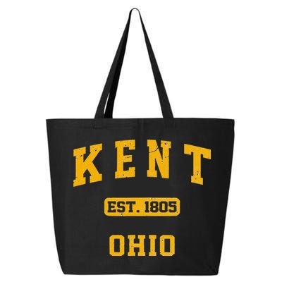 Kent Ohio OH Vintage State Athletic Style 25L Jumbo Tote