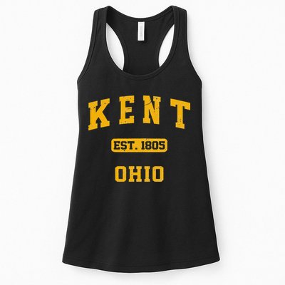 Kent Ohio OH Vintage State Athletic Style Womens Tank Top