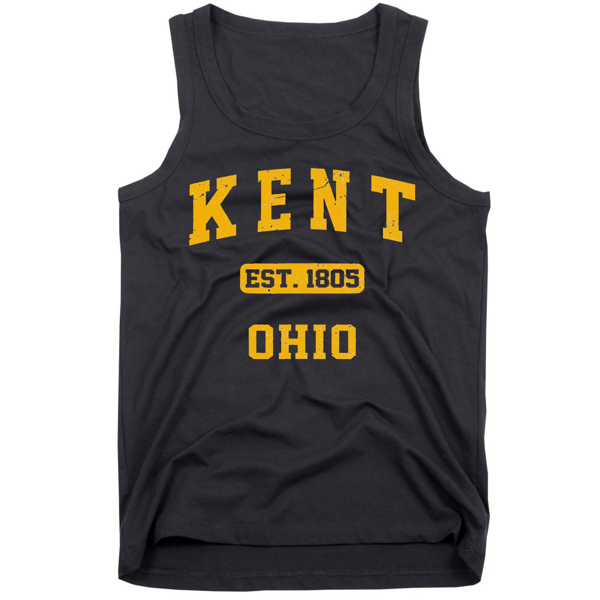 Kent Ohio OH Vintage State Athletic Style Tank Top