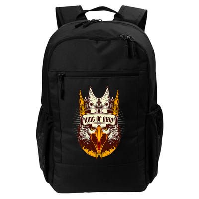 King Of Ohio Ironic Meme Brainrot Trendy Rizz Quote Backpack