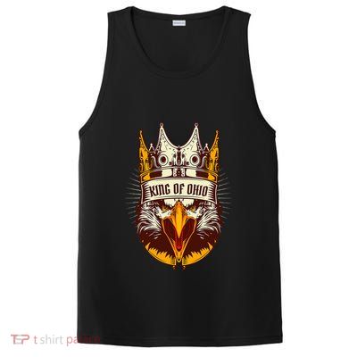 King Of Ohio Ironic Meme Brainrot Trendy Rizz Quote PosiCharge Competitor Tank