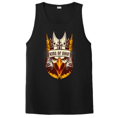 King Of Ohio Ironic Meme Brainrot Trendy Rizz Quote PosiCharge Competitor Tank