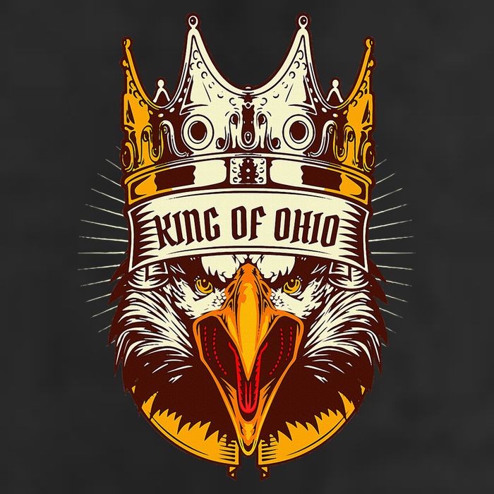 King Of Ohio Ironic Meme Brainrot Trendy Rizz Quote Hat