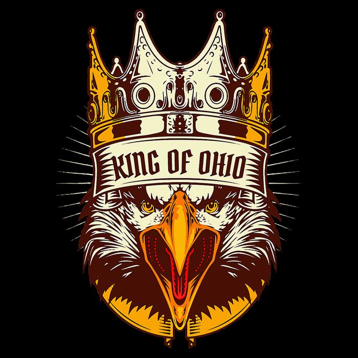 King Of Ohio Ironic Meme Brainrot Trendy Rizz Quote Visor