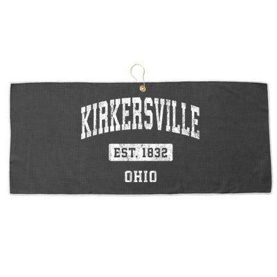 Kirkersville Ohio Oh Vintage Sports Large Microfiber Waffle Golf Towel