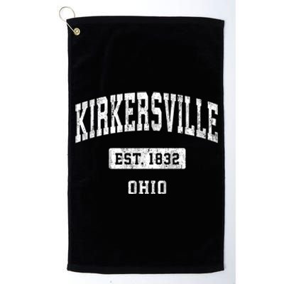 Kirkersville Ohio Oh Vintage Sports Platinum Collection Golf Towel