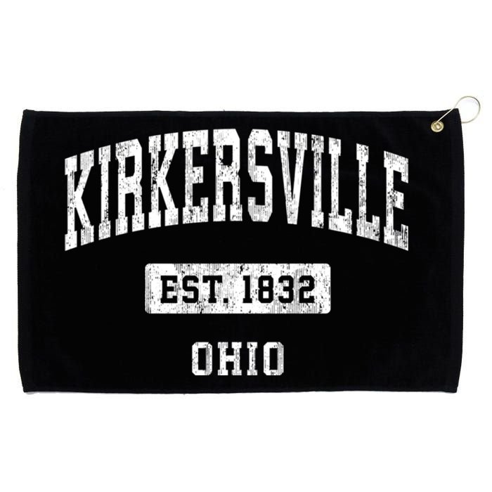 Kirkersville Ohio Oh Vintage Sports Grommeted Golf Towel