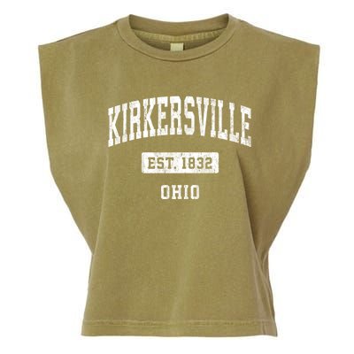 Kirkersville Ohio Oh Vintage Sports Established Design Garment-Dyed Women's Muscle Tee