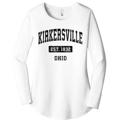 Kirkersville Ohio Oh Vintage Sports Established Design Women's Perfect Tri Tunic Long Sleeve Shirt