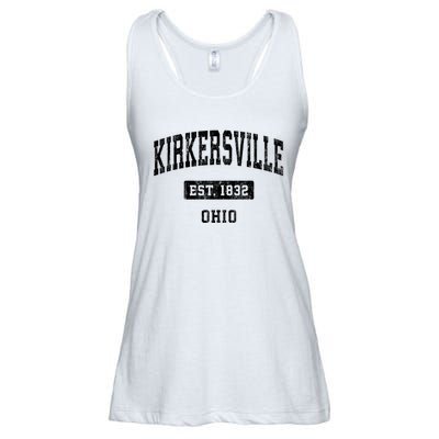 Kirkersville Ohio Oh Vintage Sports Established Design Ladies Essential Flowy Tank