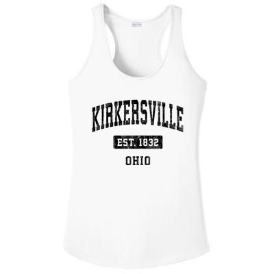 Kirkersville Ohio Oh Vintage Sports Established Design Ladies PosiCharge Competitor Racerback Tank