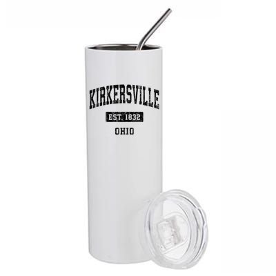 Kirkersville Ohio Oh Vintage Sports Established Design Stainless Steel Tumbler