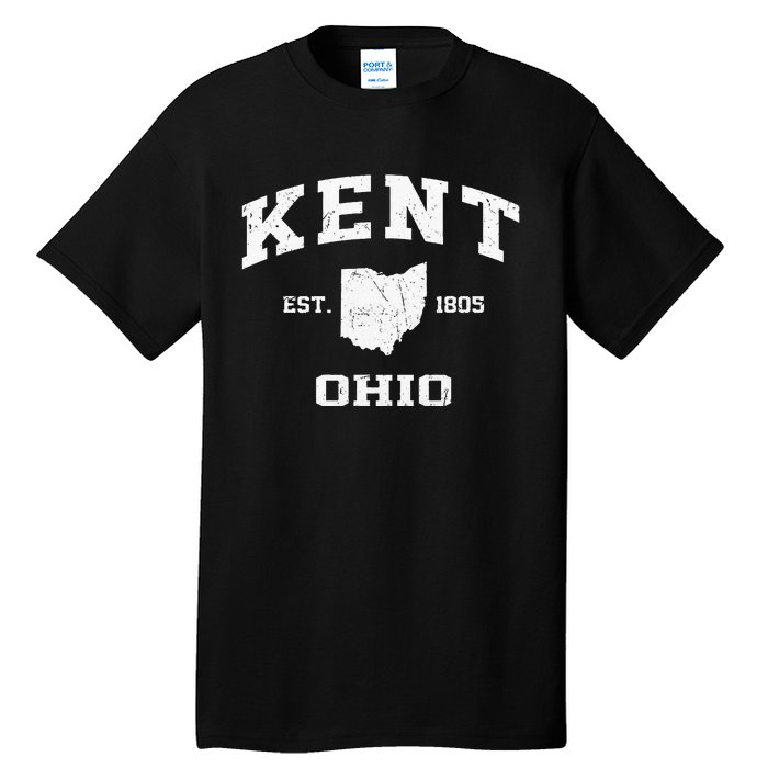 Kent Ohio OH Vintage State Athletic Style Tall T-Shirt