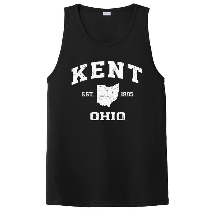 Kent Ohio OH Vintage State Athletic Style PosiCharge Competitor Tank