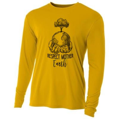 Keep Our Planet Clean Respect Mother Earth Environtal Great Gift Cooling Performance Long Sleeve Crew