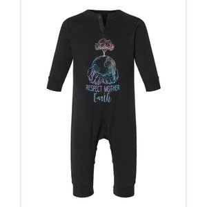 Keep Our Planet Clean Respect Mother Earth Environtal Cool Gift Infant Fleece One Piece