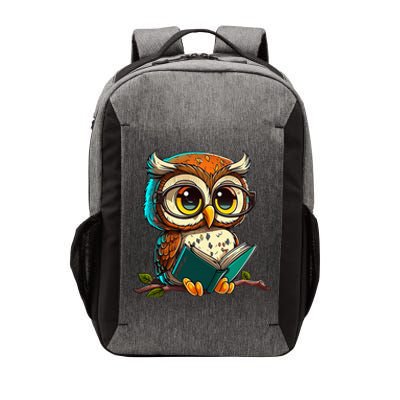 Kawaii Owl Reads Book Reading Bookworm Library Book Vector Backpack