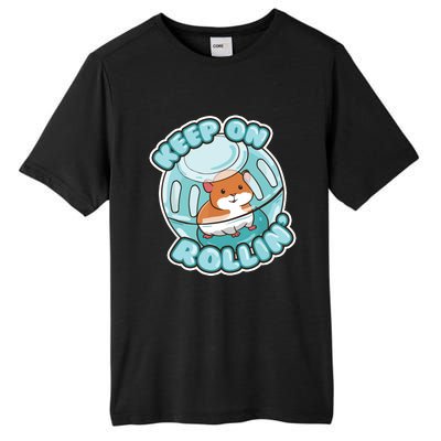 Keep On Rolling Cute Hamster Hammy Owner Pet Lover Gift Tall Fusion ChromaSoft Performance T-Shirt