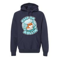 Keep On Rolling Cute Hamster Hammy Owner Pet Lover Gift Premium Hoodie