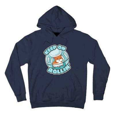 Keep On Rolling Cute Hamster Hammy Owner Pet Lover Gift Tall Hoodie