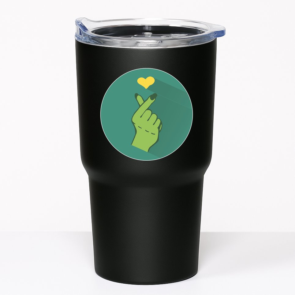 Korean Heart Zombie Tumbler